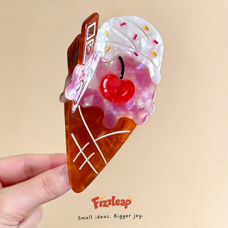 Chocolate Ice Cream Cone Claw