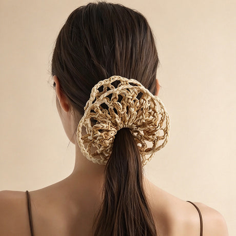 Raffia Woven Vine Scrunchie