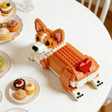 Heart Corgi Building Block set