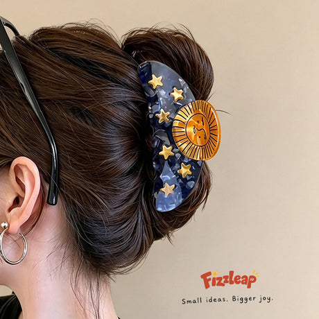 Sun & Star Claw Clip