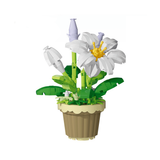 Lily Potted Plant Building Block Set