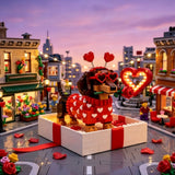 Cowboy Dachshund Building Block Set