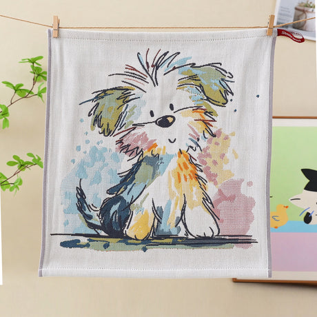 Crayon Animal Series Towels – Set of 4