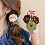 Donut Felt Stretch Scrunchie