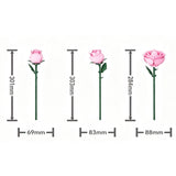 Pink Rose Building Bouquet Set