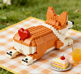 Heart Corgi Building Block set