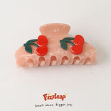 3D Cherry Appliqué Claw