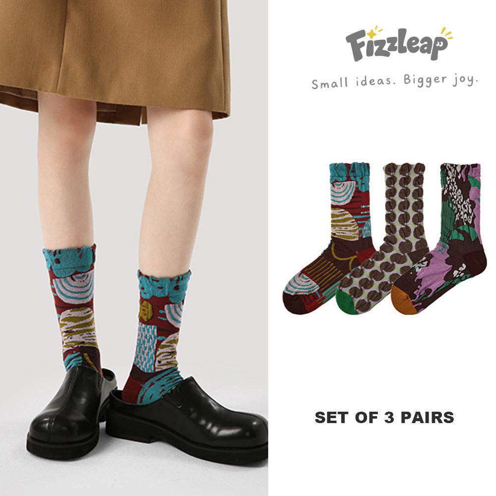 Dappled Pine Shadow Socks