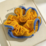 Fluffy Cedar Knit Scrunchie