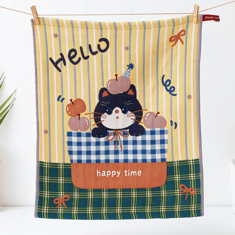 Cat Series Towels – Set of 4