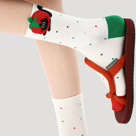 Lucky Persimmon Socks