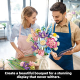 Colorful Bloom Building Bouquet Set