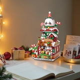 Christmas City Store Building Block Set