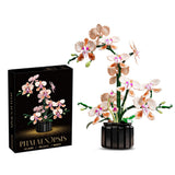Champagne Orchid Bonsai Building Block Set