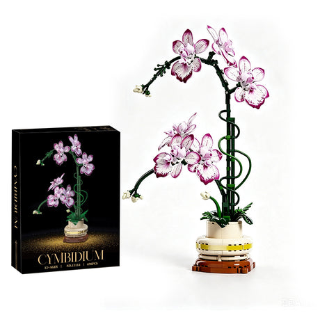Champagne Orchid Bonsai Building Block Set