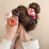 Donut Felt Stretch Scrunchie
