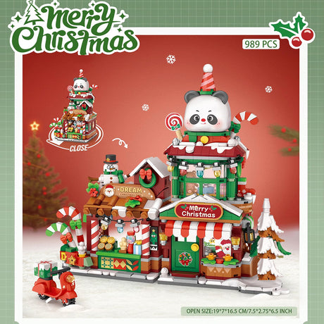 Christmas City Café Building Block Set