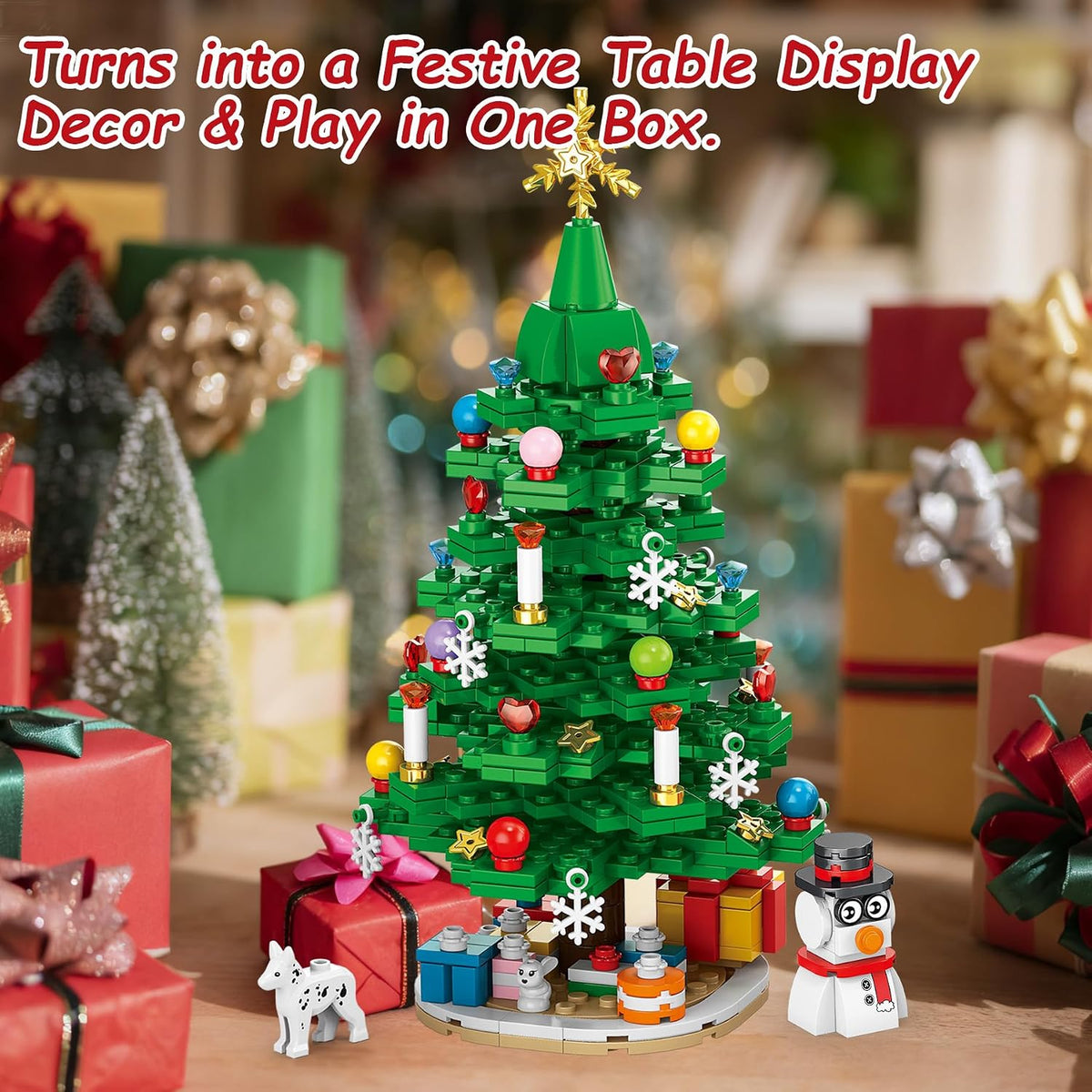 2026 Christmas Tree Building Block Set Advent Calendar