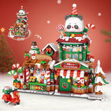 Christmas City Store Building Block Set