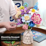 Colorful Bloom Building Bouquet Set