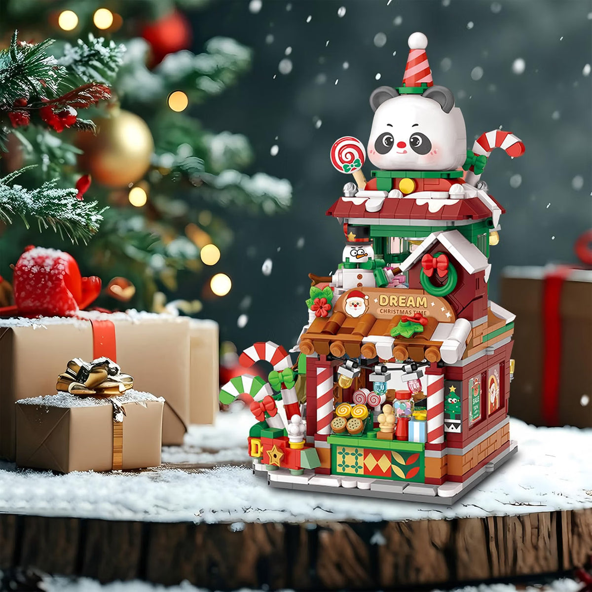Christmas City Store Building Block Set
