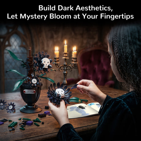 Glow Skull Flower Building Set