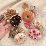 Donut Felt Stretch Scrunchie