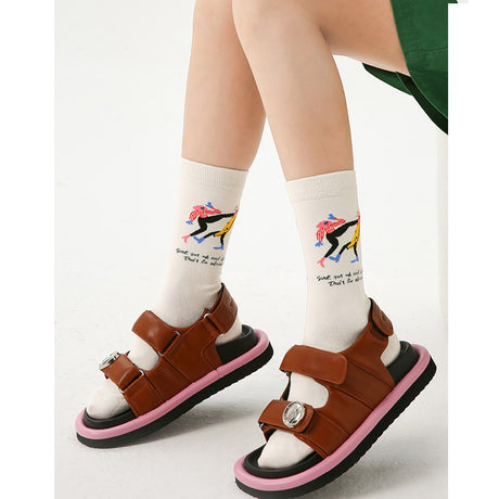 Art Illustration Socks