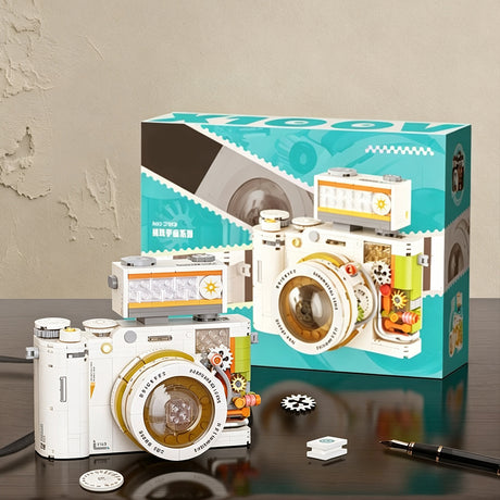 Retro Camera Building Block Set