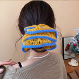 Fluffy Cedar Knit Scrunchie
