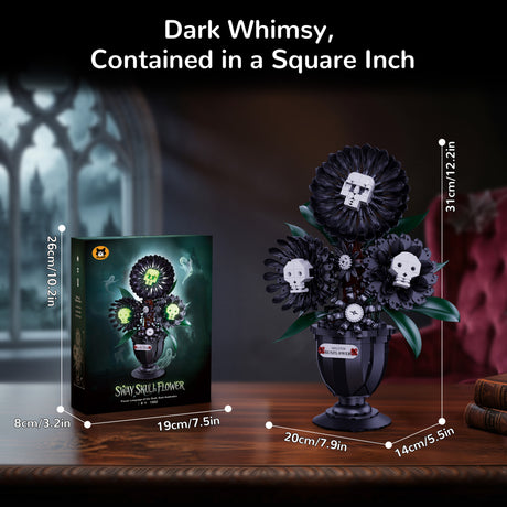 Glow Skull Flower Building Set
