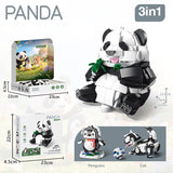 3-in-1 Elephant  Building Block Set