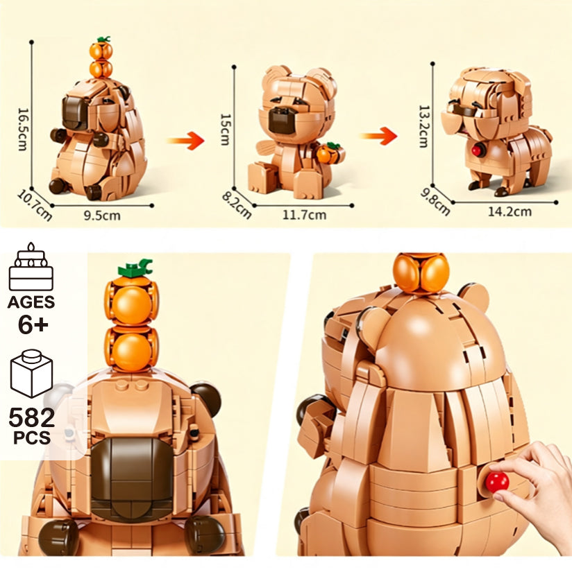 3-in-1 Elephant  Building Block Set