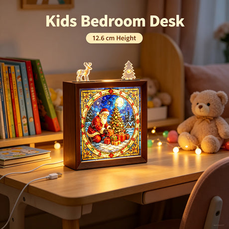 Christmas Glow Acrylic Puzzle Night Light
