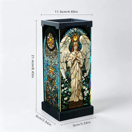 Tiffany-Style Stained Glass Puzzle Night Light