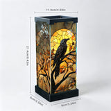 Tiffany-Style Stained Glass Puzzle Night Light
