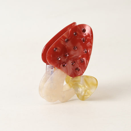 Rhinestone Mushroom Claw