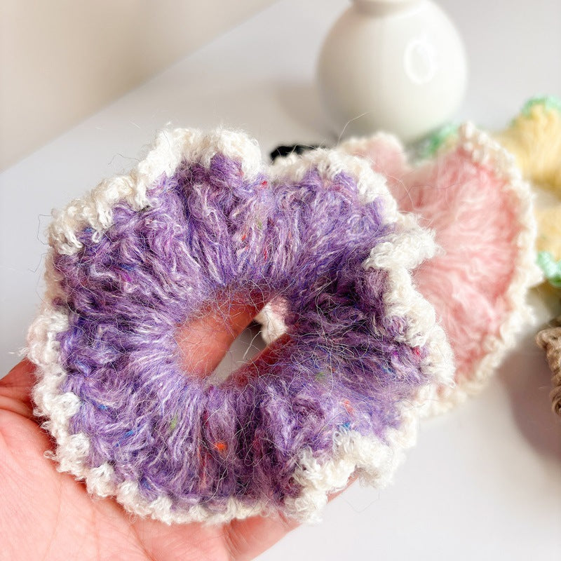 Macaron Knit Scrunchie