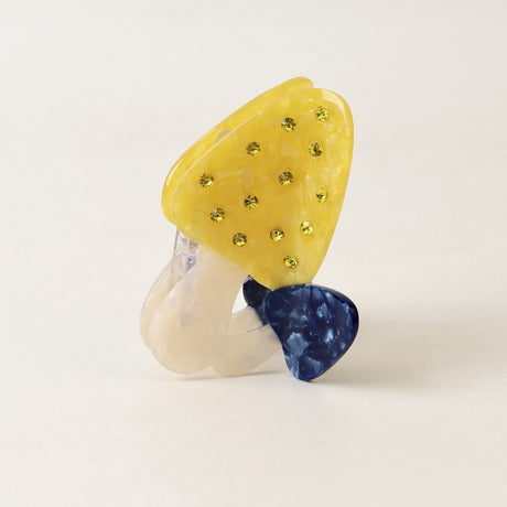 Rhinestone Mushroom Claw