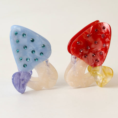 Rhinestone Mushroom Claw