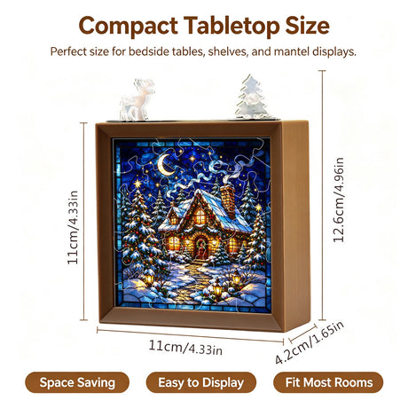 Christmas Glow Acrylic Puzzle Night Light