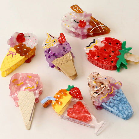 Purple Ice Cream Cone Claw