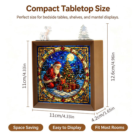 Christmas Glow Acrylic Puzzle Night Light