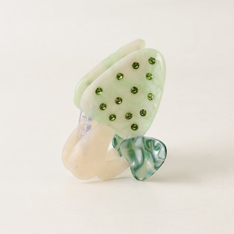 Rhinestone Mushroom Claw