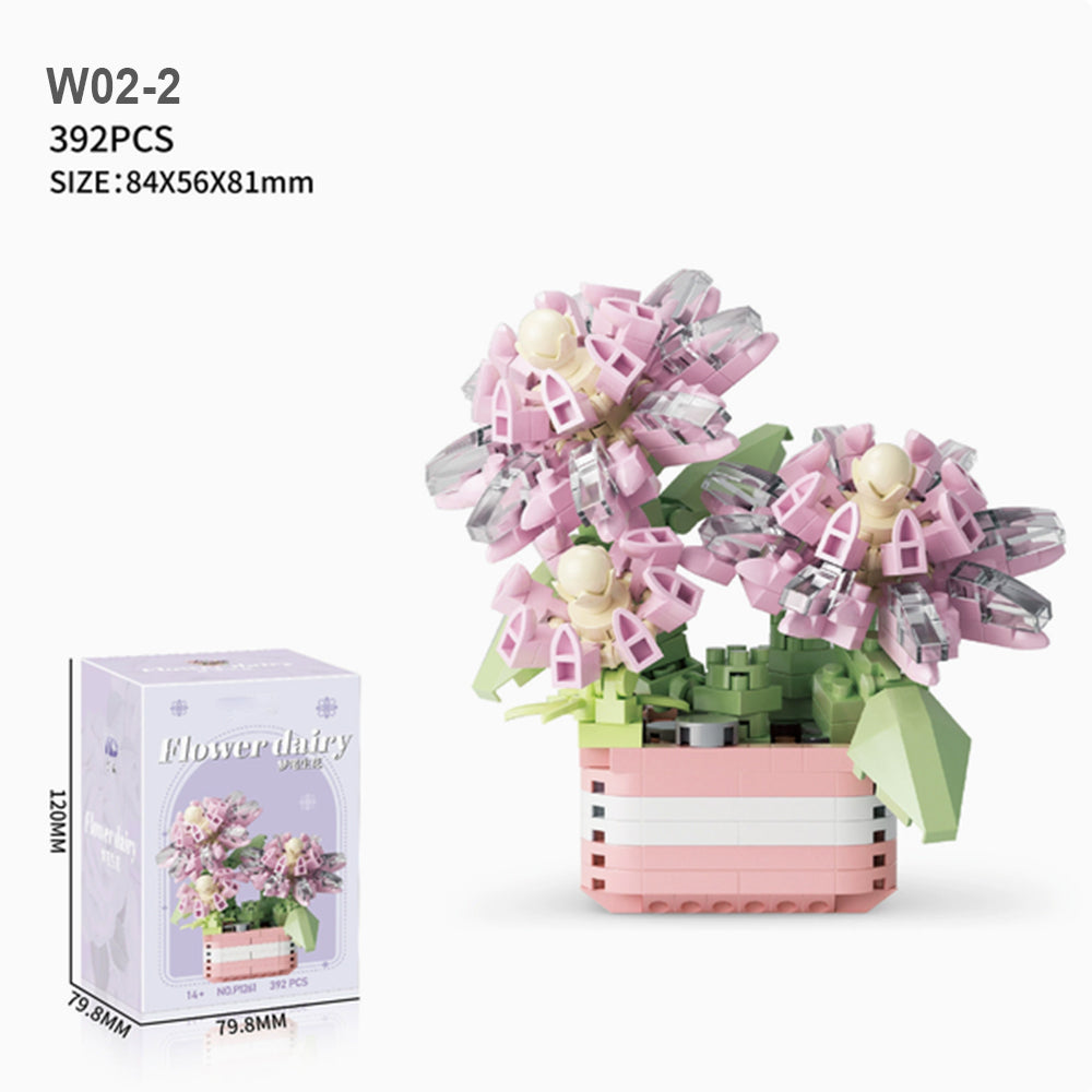 Potted Hyacinth Building Block Set