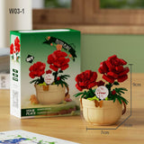 Rose Basket  Building Block Set