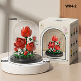 Glass Dome Sunflower Building Block Set