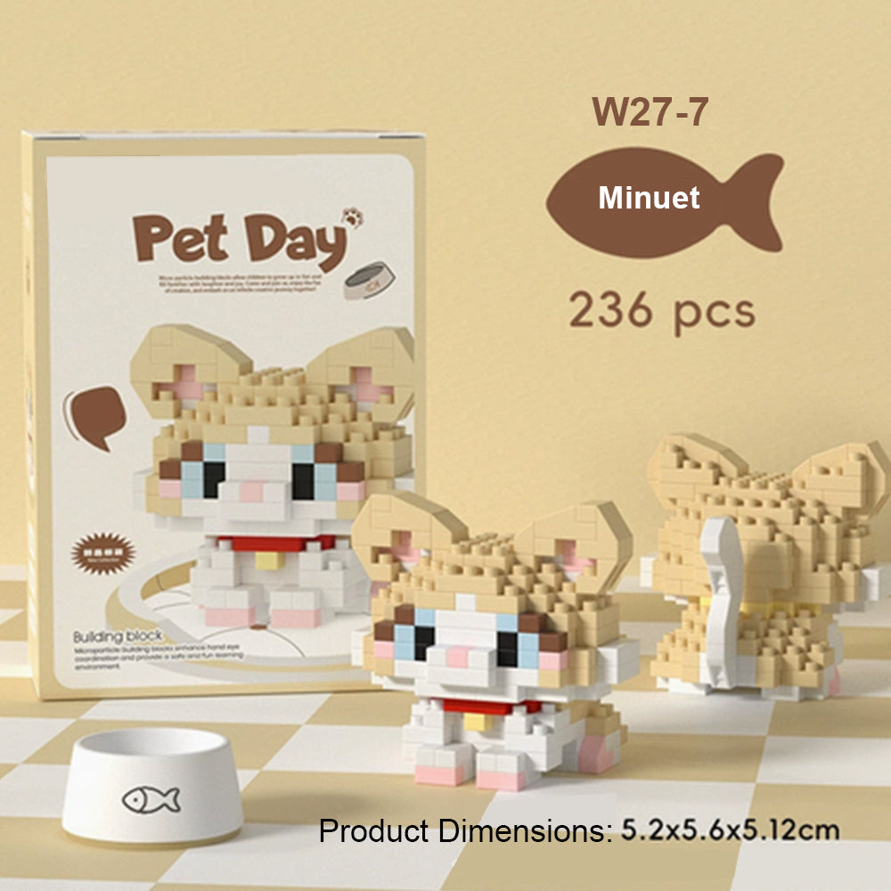 Brick Cats - The Mini Brick Dog Collection