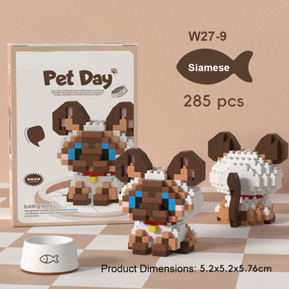 Brick Cats - The Mini Brick Dog Collection