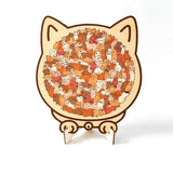 Cartoon Cat Wooden Educational Puzzle